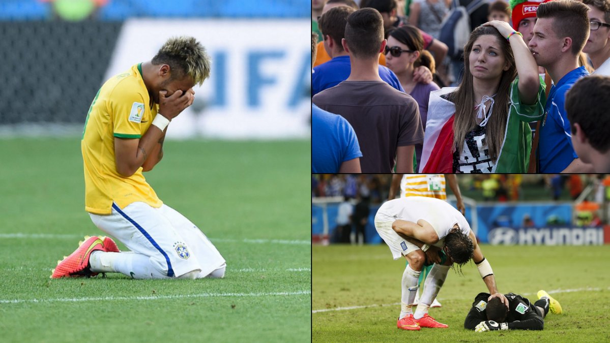 Både glädjetårar och tårar av besvikelse har synts under VM. 